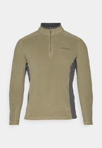 KLAMATH RANGE™ HALF ZIP - Fleece jumper - stone green/shark