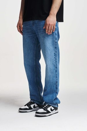 GABRIE BASIC STRAIGHT - Straight leg jeans - blue