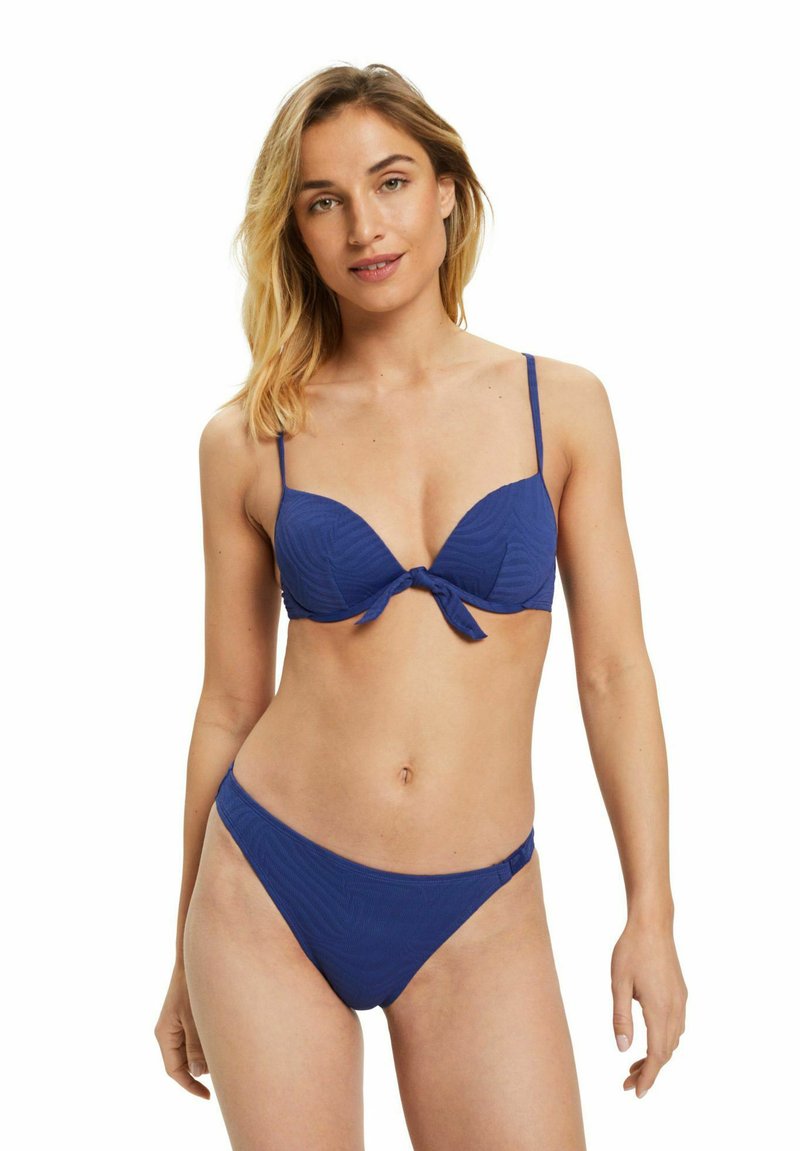 Esprit LAGOON BEACH WATTIERTER BÜGELLOSER PLUNGE Bikini top ink