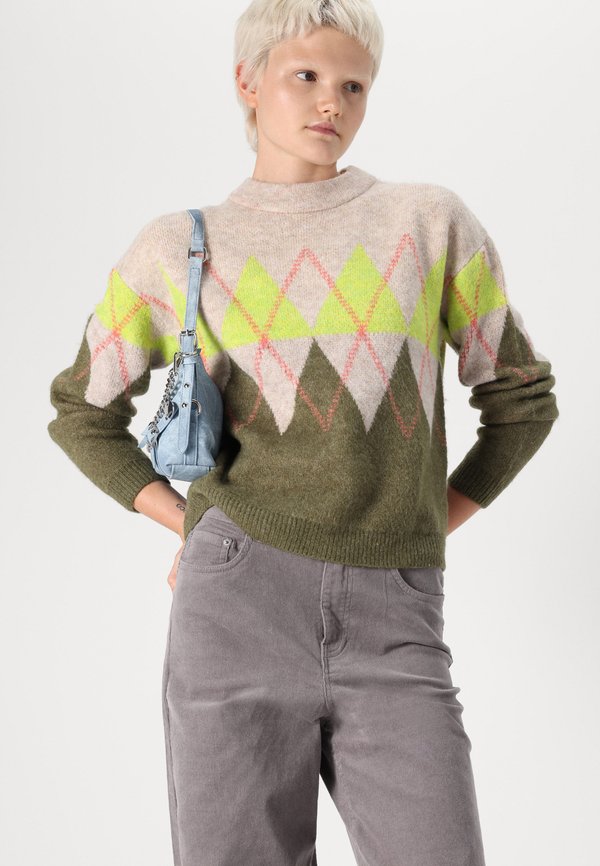 JXGELLY WIDE CORD PANT - Wide Leg - gray flannel3