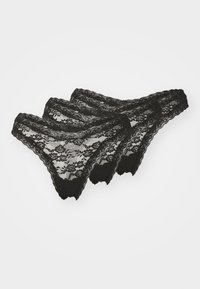 BRIEF THONG DANA 3 PACK - G-strenge - black