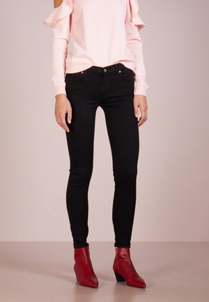 Skinny-Farkut - black denim