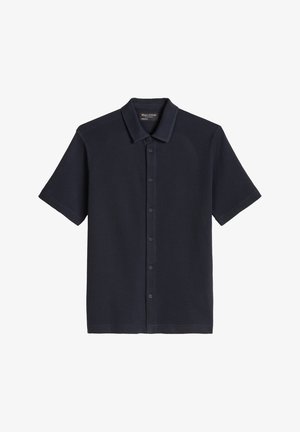 Marc O'Polo, MARC O'POLO DFC POLOSHIRT REGULAR MIT FEINER WAFFEL-STRUKTUR - Shirt - dark navy