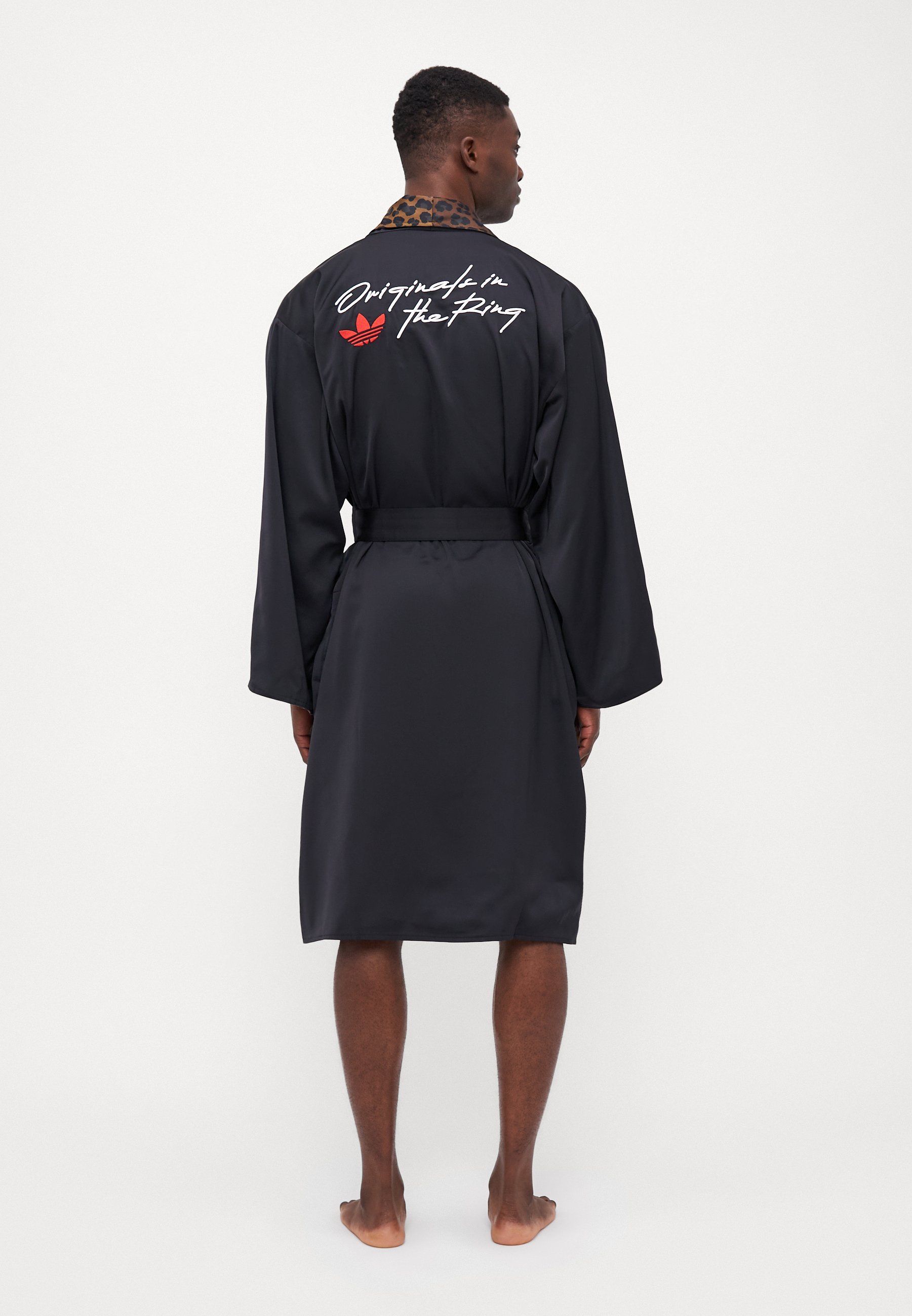 adidas Originals BOX ROBE - Dressing gown - black - Zalando