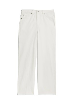 WIDE LEG CROPPED  - Jean droit - soft white