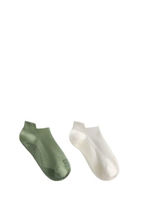 2 PAIRS OF YOGA AND PILATES 33618490 - Sokletter - mottled green