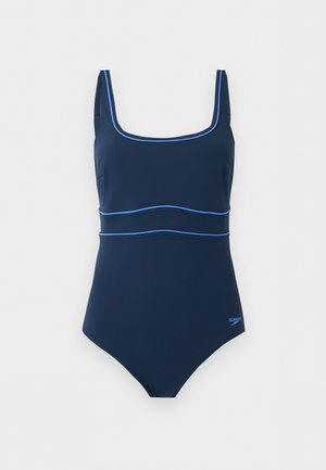 Speedo, SOLID CONTOUR ECLIPSE - Badeanzug - peacoat/moonlight lavender