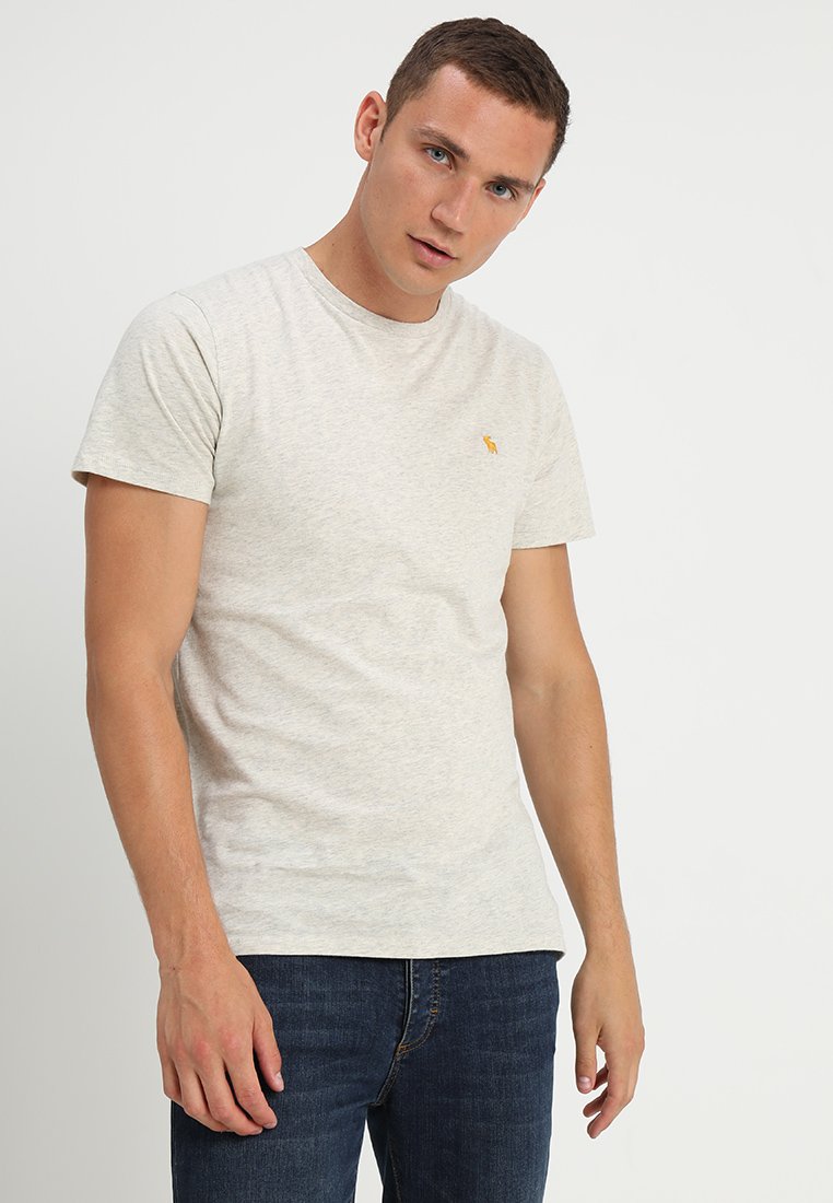Abercrombie & Fitch 3 PACK T shirts bluewhitegrey Abercrombie & Fitch 3 PACK - T-shirts - blue/white/grey