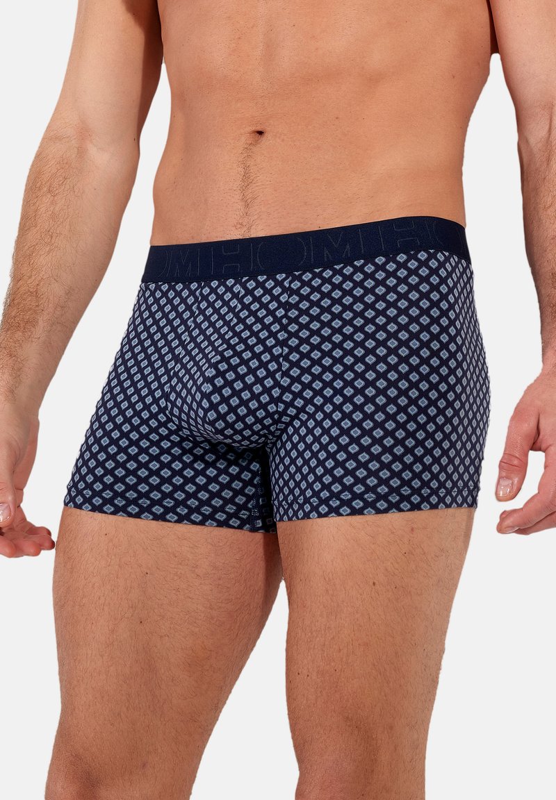 HOM 3ER PACK JOHN RETRO SHORT Boxer brief navy print/blu Zalando - Main Image