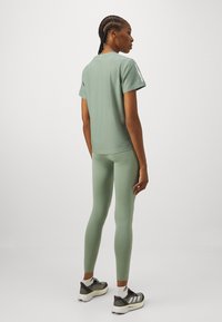 adidas Performance TEE - Športne majice - silver green