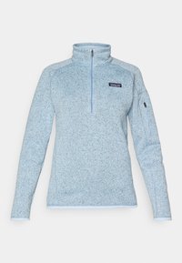 BETTER SWEATER 1/4 ZIP - Strickpullover - fleck blue