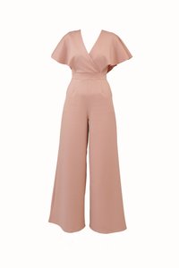 WEDDING BETTY WRAP - Jumpsuit - blush pink
