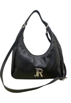 Handtasche - black and  off silver