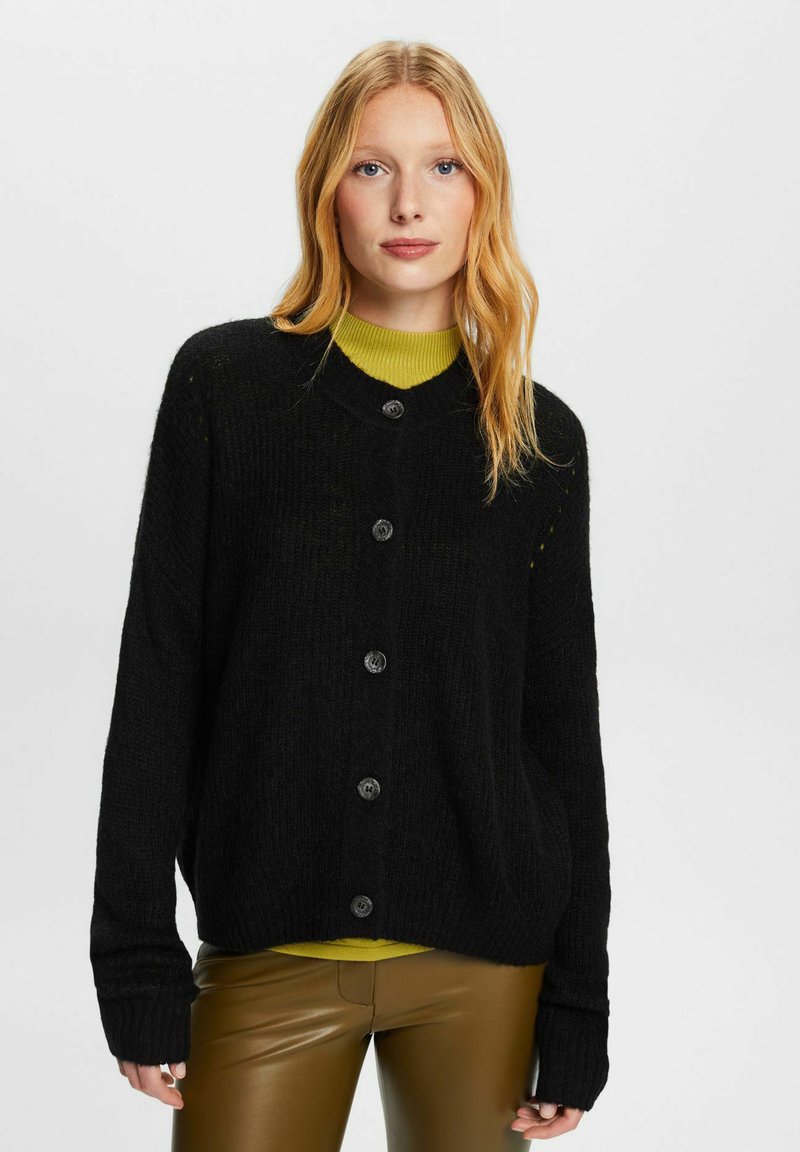 Esprit ESPRIT SWEATERS CARDIGAN Vest black/zwart Zalando.nl