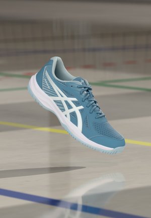 UPCOURT - Chaussures de handball - white/saba blue