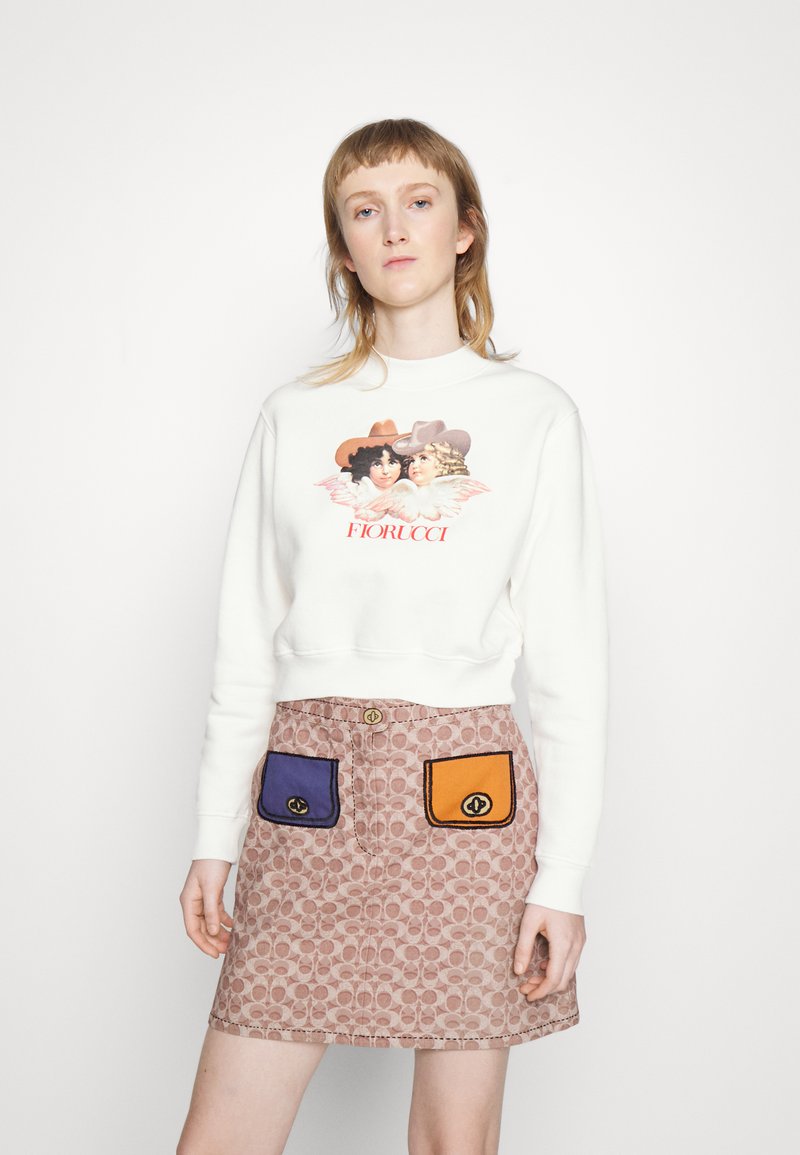 Damen Kleider | Fiorucci COWBOY ANGELS Sweatshirt white/weiß - FZ62147 Damen Kleider | Fiorucci COWBOY ANGELS Sweatshirt white/weiß - FZ62147