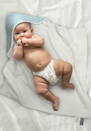 WICKELTUCH - Muslin blanket - hellblau