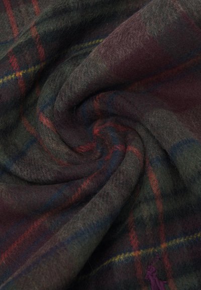 Polo Ralph Lauren PLAID WOOL CASHMERE SCARF - Šalikas - green