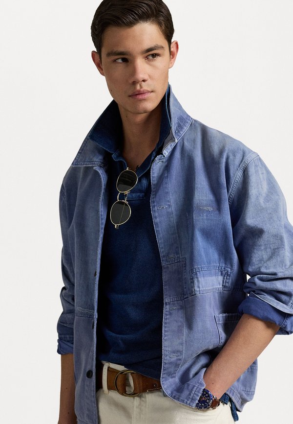 SLIM FIT MESH POLO SHIRT - Polo shirt - dark indigo2