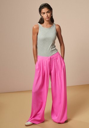 Next SUPERWIDE TALL  - Nadrágok - pink