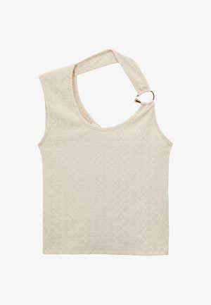 Koton, RING DETAIL BLOUSE. - Top - beige