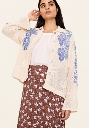 CURTAIN - Cardigan - light porcelain