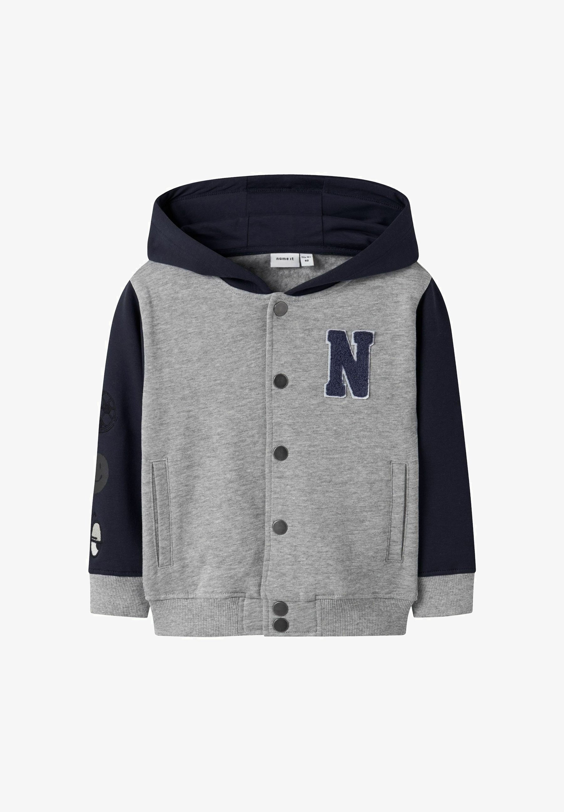 Name it REGULAR FIT Sweat zippé grey melange/gris ZALANDO