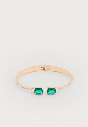 BOX STONE BANGLE - Karkötő - gld-coloured/emerald