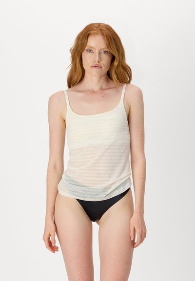 Emporio Armani TANK - Apakškrekls - yogurt