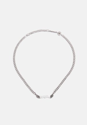 Ed Hardy WING IN LINE LOGO NECKLACE UNISEX - Κολιέ - silver-coloured