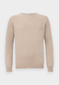 MEN CREW NECK SWEATER - Πουλόβερ - camel