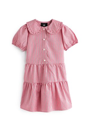 RICH SCHOOL GINGHAM TIERED PRETTY - Freizeitkleid - red