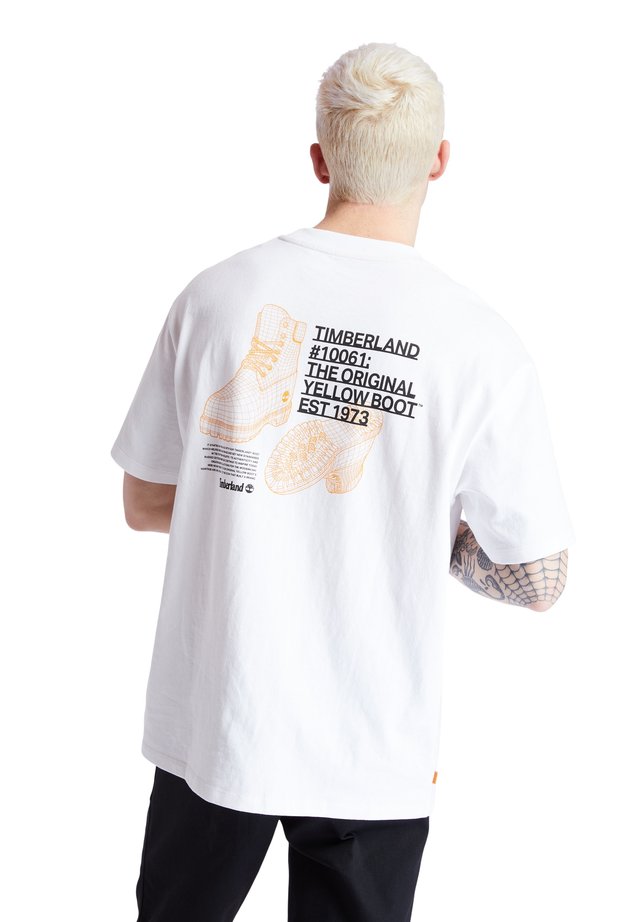 YC SS WORKWEAR TEE - T-Shirt print - white