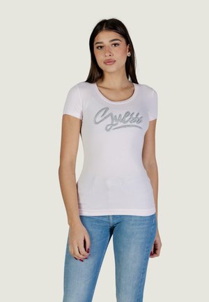 SCRIPT TEE - T-shirt imprimé - pink