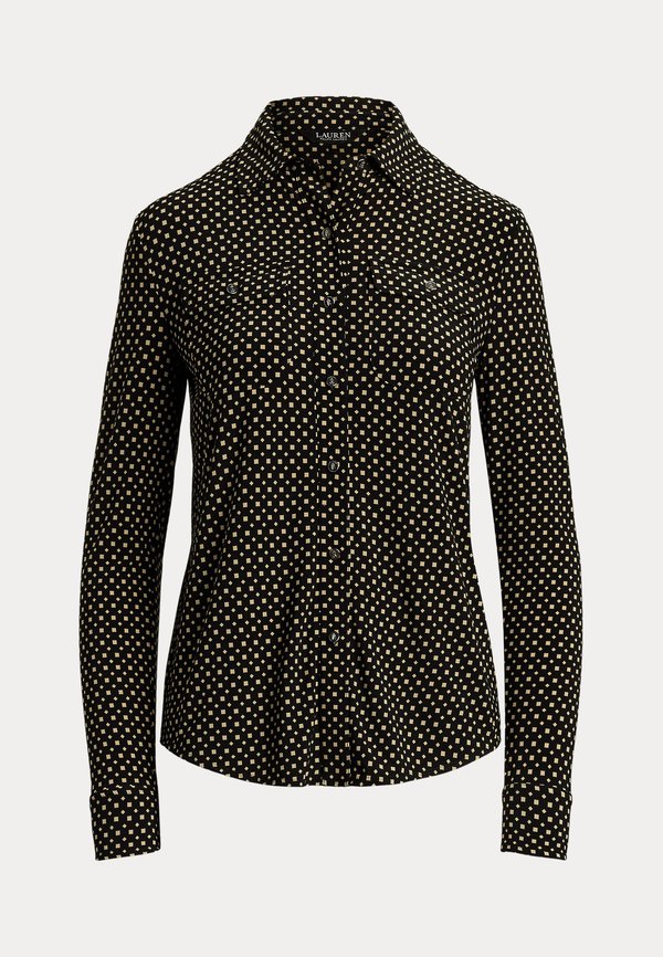 Slim Fit Geo Print Jersey Shirt - Button-down blouse3