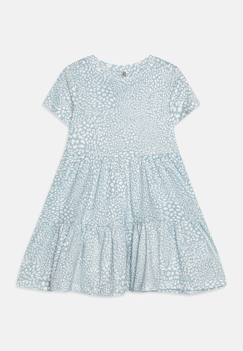 ONLY GIRLS KOGMAY S/S O NECK PEPLUM BOX JRS - Jerseyjurk - light blue