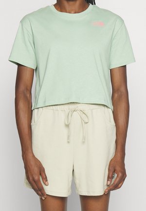 T-shirt med print - light green