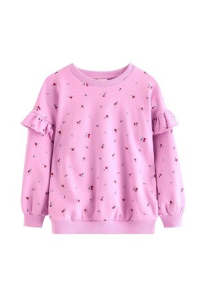WITH FRILL - Sweatshirt - light lilac
