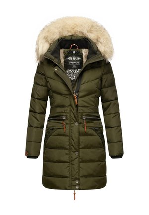 Navahoo PAULA - Wintermantel - dark olive