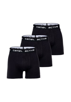 3ER PACK - STRETCH LOGOBUND EINFARBIG - Boxer Briefs - schwarz