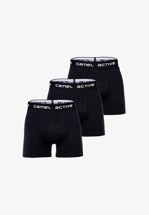 camel active 3ER PACK - STRETCH LOGOBUND EINFARBIG - Trunks - schwarz