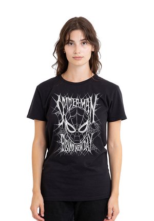 Marvel, SPIDERMAN BRAND NEW DAY WEB MASK - Print T-shirt - black