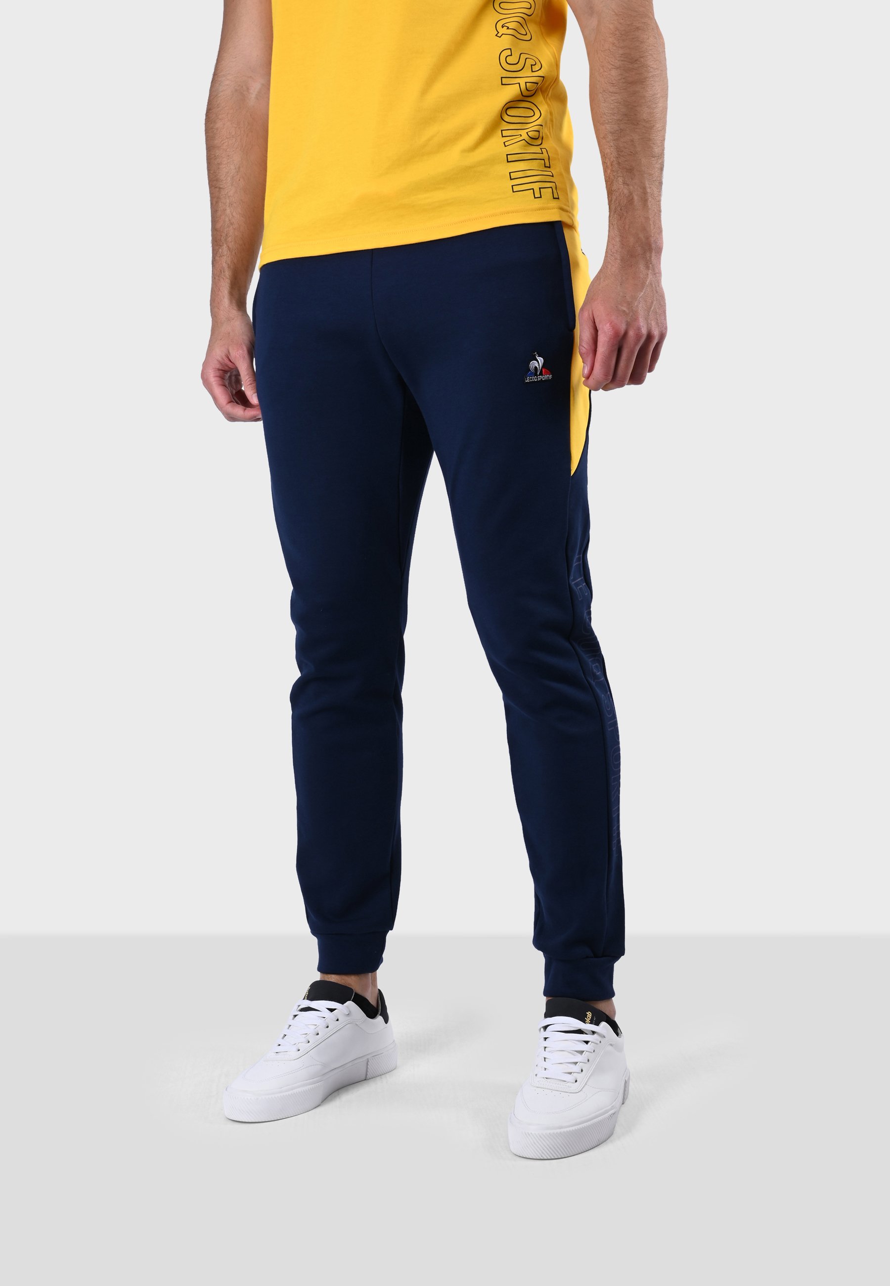 le coq sportif SAISON - Trainingsbroek - blue/blauw - Zalando.nl