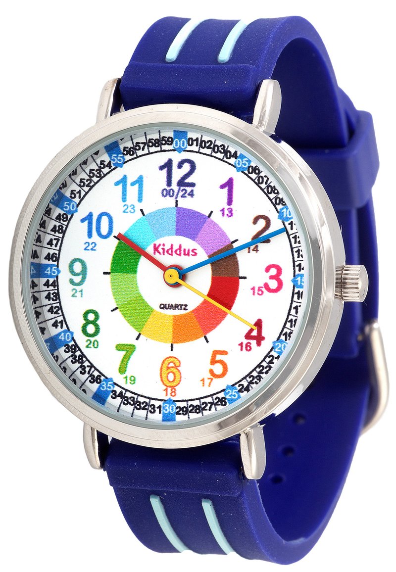 Kiddus TIME TEACHER CLASSIC - Montre - Classic Blue/bleu - ZALANDO.FR