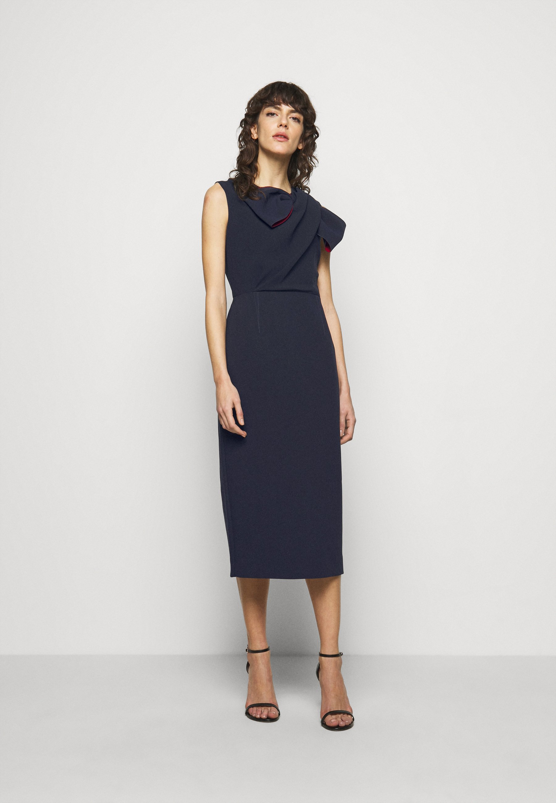 Roksanda FLANDRE DRESS - Tubino - midnight/sangria/blu scuro - Zalando.it