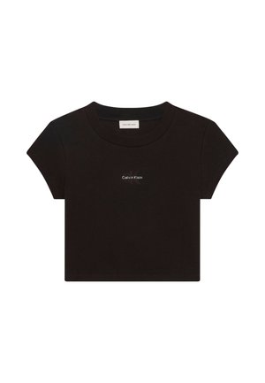 Calvin Klein Jeans, MONOLOGO  - Základné tričko - black