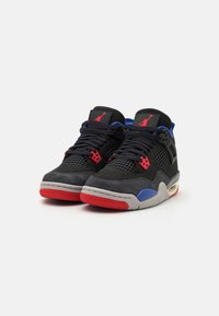Jordan AIR JORDAN 4 RETRO OG UNISEX - Magas szárú edzőcipők - black/fire red/deep royal blue/dark smoke grey/tech grey