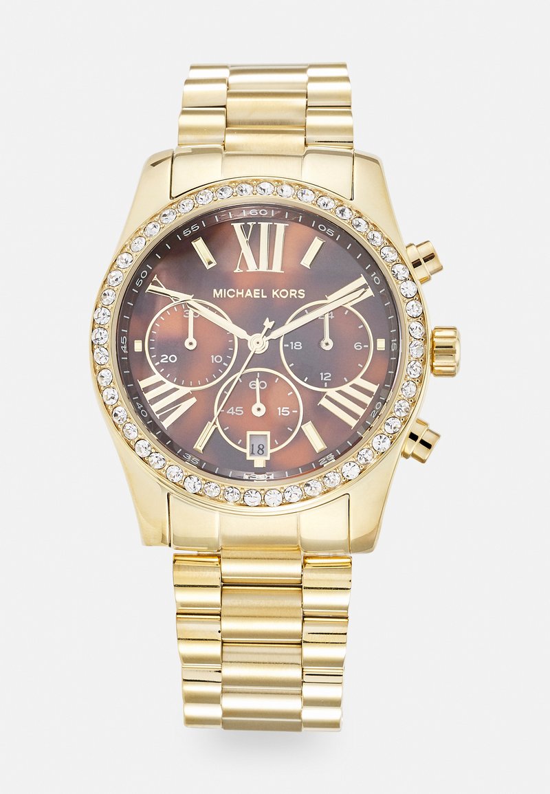 Michael Kors LEXINGTON - Chronograph - gold-coloured