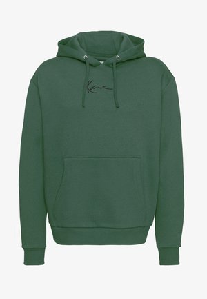 Karl Kani SMALL SIGNATURE ESSENTIAL HOODIE UNISEX - Felpa con cappuccio - green