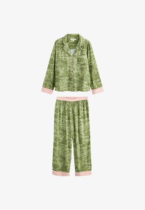 Laura Ashley, REGULAR FIT - BRAYSMITH TOILE BUTTON THROUGH PYJAMAS SET - Pyjamas - green
